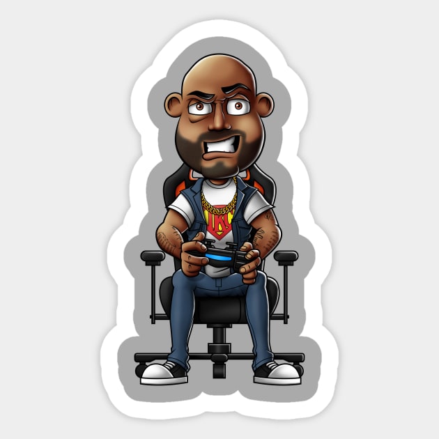 iPodKingCarter The Gamer Sticker by iPodKingCarter